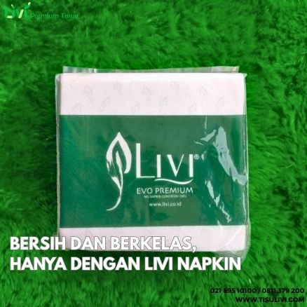 Bersih dan Berkelas, Hanya dengan Livi Napkin