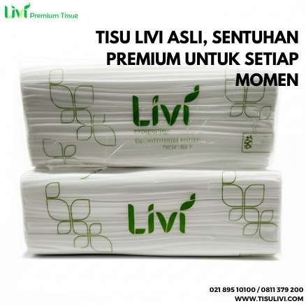 Tisu Livi Asli, Sentuhan Premium untuk Setiap Momen